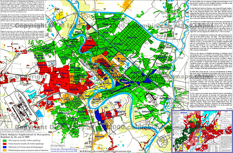 Baghdad, Iraq, Ethnic composition by the end of 2009