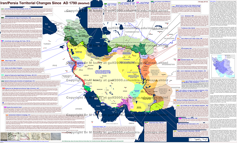Iran Territorial Changes (summary)