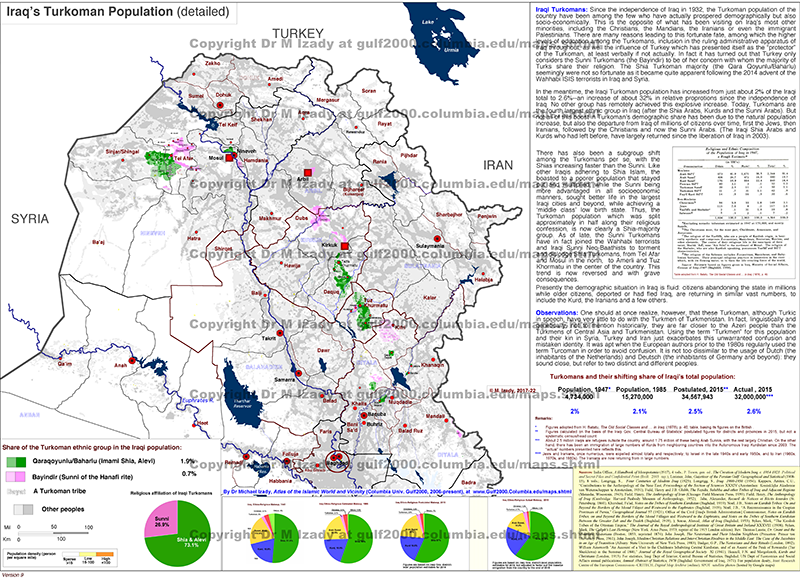 Iraq Turkoman population (detailed)