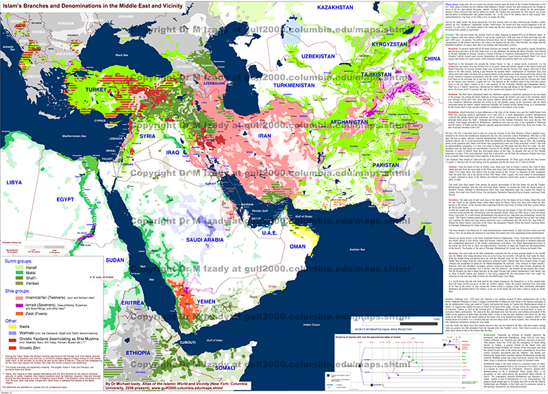 Islam's Branches and Denominations in the Middle East