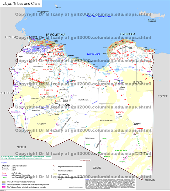 Libya Tribes and Clans