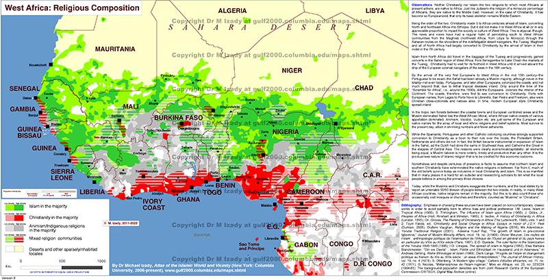 West Africa Religious Composition